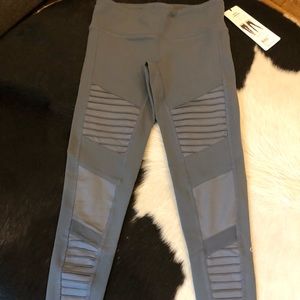Alo Moto XS Gray leggings